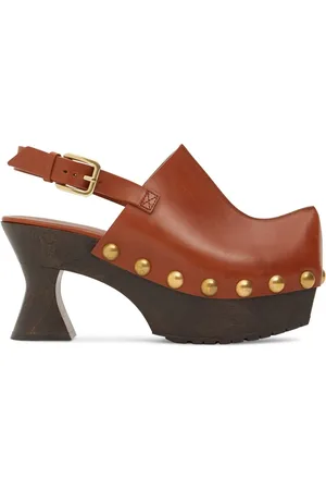 Etro 90mm Leather Clogs