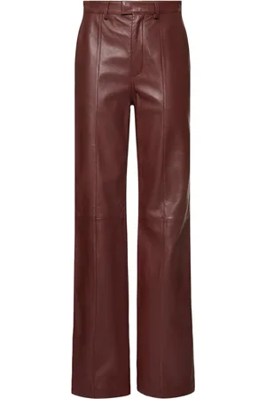 GIUSEPPE DI MORABITO Leather Flared Pants