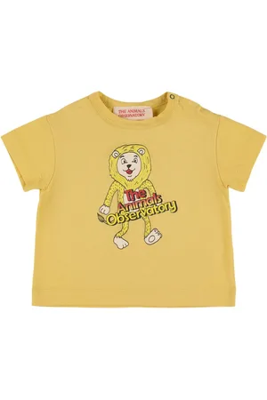 The Animals Observatory Printed Cotton Jersey T-shirt