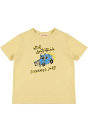The Animals Observatory Sheep Print Cotton Jersey T-shirt