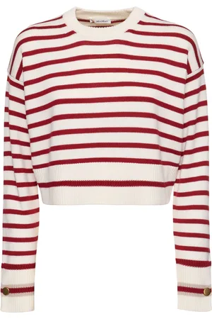 Max Mara Dorotea Striped Crop Sweater