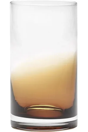 Serax Set Of 4 Amber Zuma Glass Tumblers