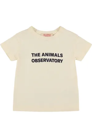 The Animals Observatory Printed Cotton Jersey T-shirt