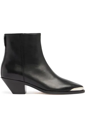 Isabel Marant 40mm Adnae-ga Leather Ankle Boots