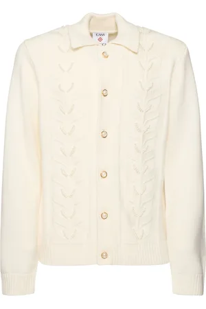 Casablanca Laurel Wool Cardigan