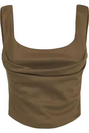 GIUSEPPE DI MORABITO Draped Wool Top
