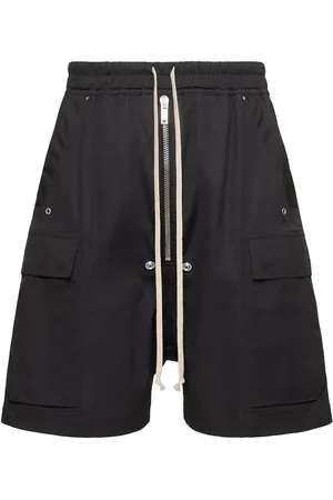Rick Owens Cargobelas Cotton Shorts