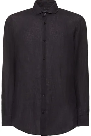 Frescobol Carioca Antonio L/s Linen Shirt