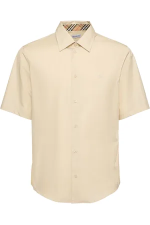 Burberry Regular Fit Cotton Short Sleeve Shirt