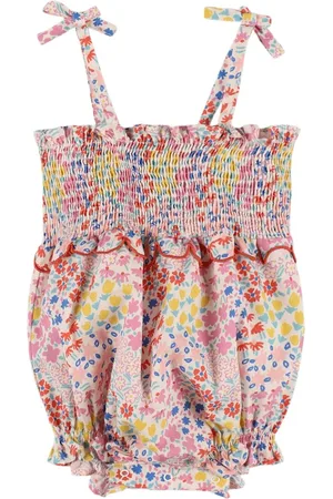 The New Society Printed Cotton Jersey Romper