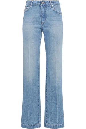 Dolce & Gabbana Low Rise Denim Straight Jeans