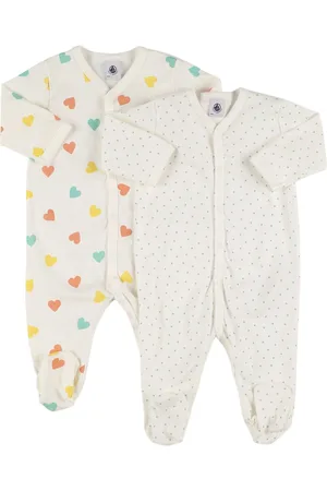 Petit Bateau Set Of 2 Cotton Jersey Rompers