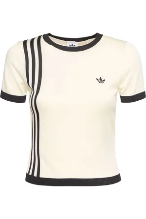 adidas Knitted 3-stripe T-shirt
