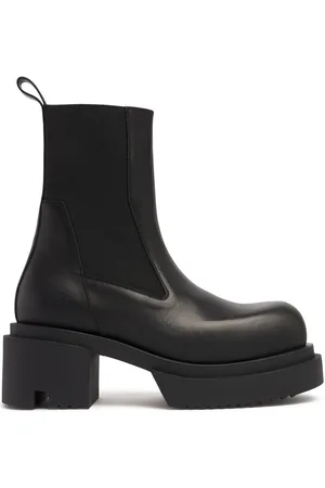 Rick Owens Beatle Leather Boots