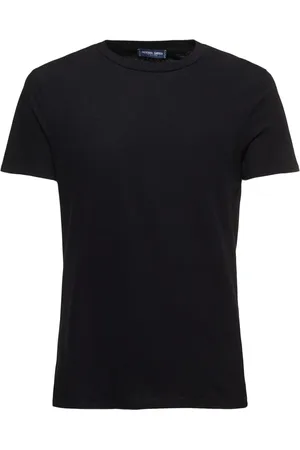 Frescobol Carioca Lucio Linen Blend Slim Fit T-shirt