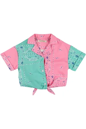 The New Society Cotton Poplin Cropped Shirt