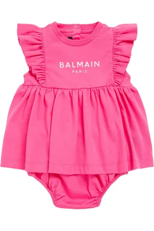 Balmain Cotton Jersey Dress & Diaper Cover