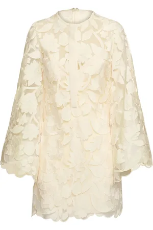 Elie saab Embroidered Tulle Mini Dress