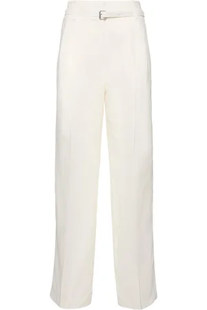 Proenza Schouler Jules Linen Blend Wide Pants
