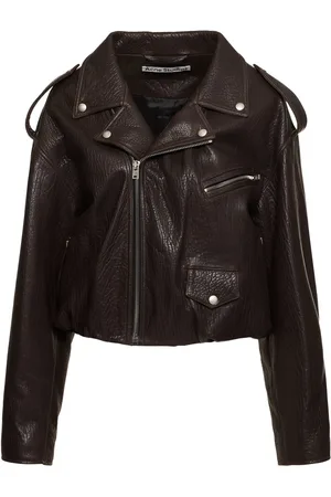 Acne Studios Lisio Leather Biker Jacket