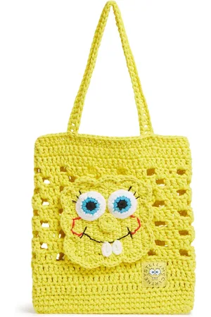 Stella McCartney Spongebob Cotton Crochet Tote Bag