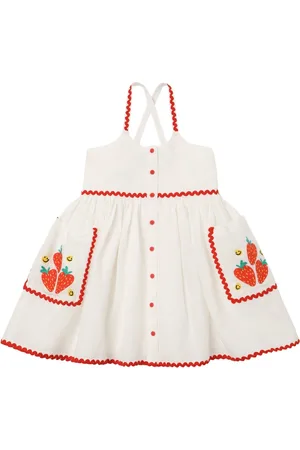 Stella McCartney Strawberry Cotton & Linen Dress