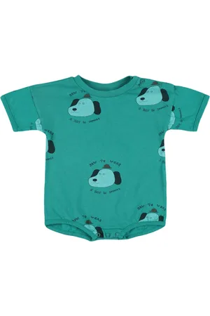 The Campamento Printed Cotton Jersey Romper