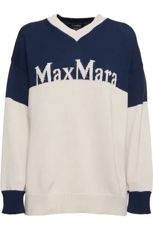 Max Mara Luigi Cotton Knit V-neck Sweater