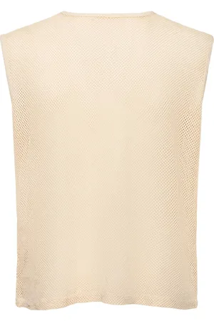 HARAGO Crochet Cotton Tank Top