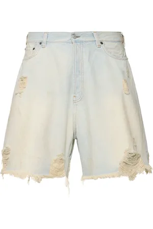 Acne Studios Rudney Distressed Denim Shorts