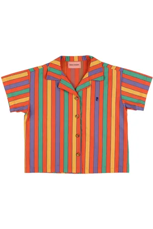 Bobo Choses Striped Cotton Poplin Shirt