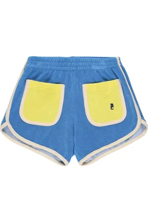 Bobo Choses Color Block Cotton Blend Terry Shorts