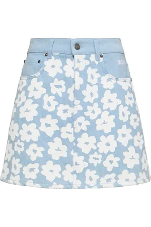 Msgm Printed Mini Skirt
