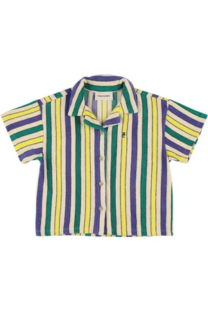 Bobo Choses Striped Cotton Terry Shirt