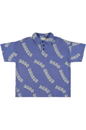 Bobo Choses Printed Cotton Jersey Polo