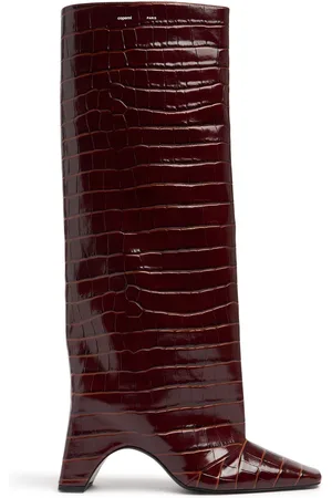 COPERNI 85mm Bridge Embossed Leather Boots