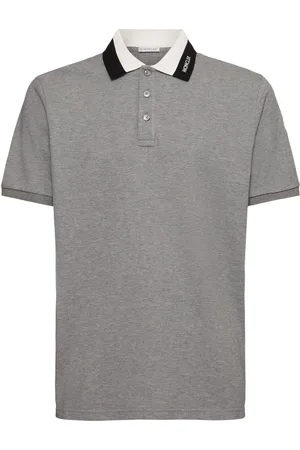 Moncler Embroidered Logo Cotton Polo Shirt