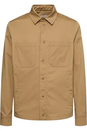 Moncler Cotton Blend Gabardine Shirt Jacket
