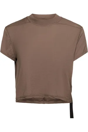 Rick Owens Level T Cropped Cotton T-shirt