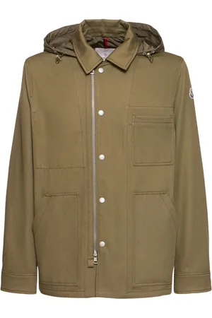 Moncler Guerledan Hooded Cotton Shirt Jacket