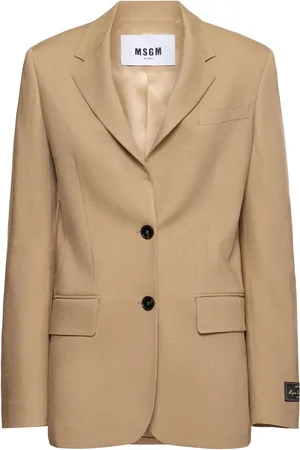 Msgm Single Breast Viscose Blend Blazer