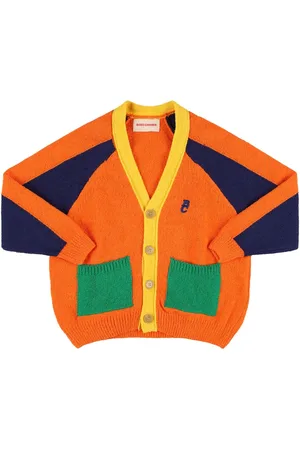 Bobo Choses Cotton Blend Terry Knit Cardigan