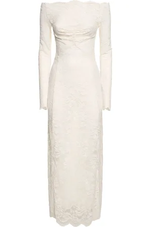 Paco rabanne Off-the-shoulder Lace Midi Dress