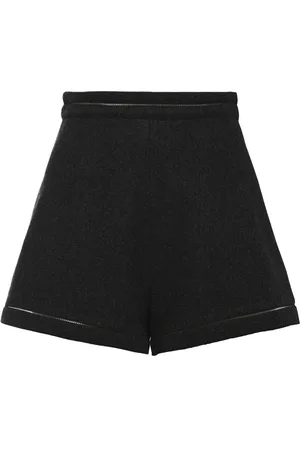 Max Mara Adagio Draped Camel Shorts