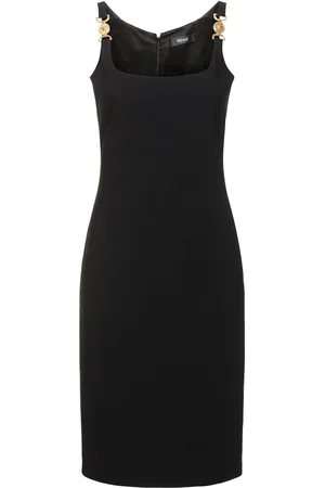 VERSACE Stretch Cady Midi Dress