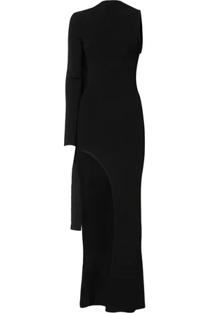 DAVID KOMA Asymmetric Knitted Dress