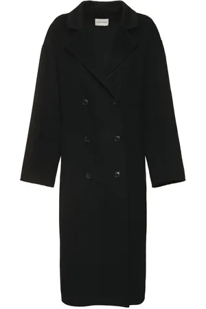 Loulou Studio Borneo Double Breast Wool Blend Coat