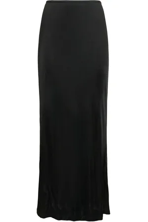 Helmut Lang Fluid Jersey Long Skirt