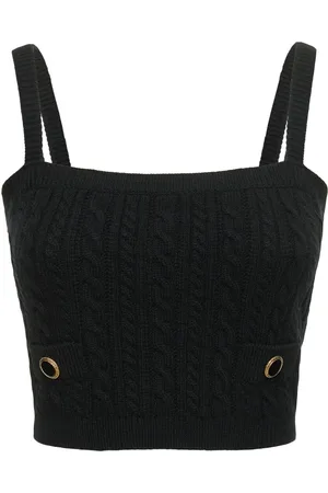 Alessandra Rich Wool Knit Top