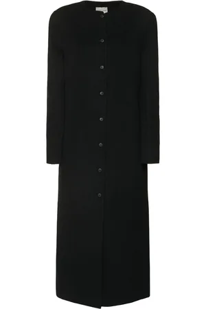 Loulou Studio Martil Round Neck Long Coat